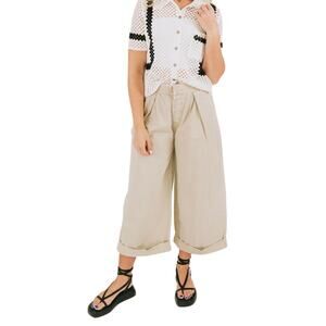 Free People After Love Cuff Pant in Sandshell size XS